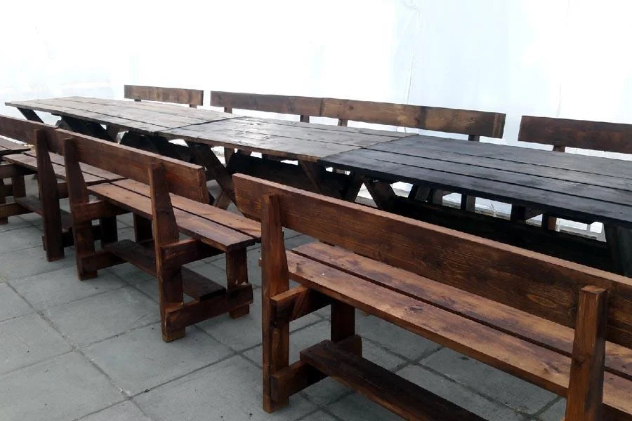 Открытая площадка с шатром, 25-30 посадочных мест Парк отдыха «Звезда»