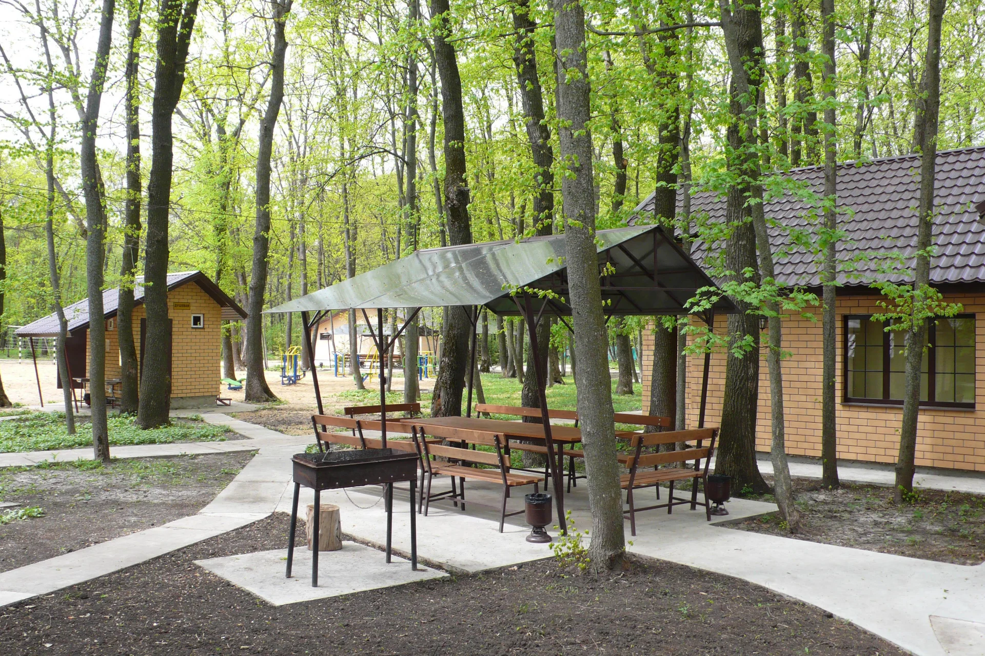 Беседки на базе отдыха “Ласточка” на 16 и 50 человек