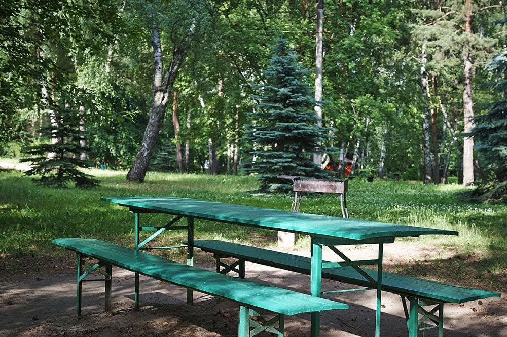 Мангальная зона / барбекю на территории лечебно-оздоровительного курорта в СВАО