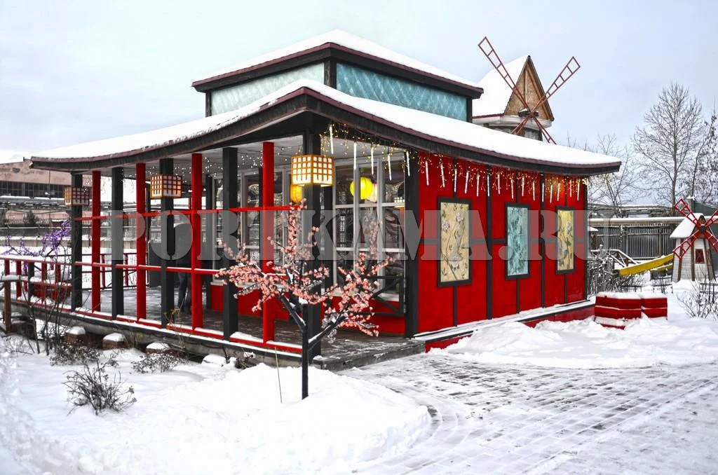 Аренда «китайской» беседки в городском парке отдыха «Порт Кама» в Перми