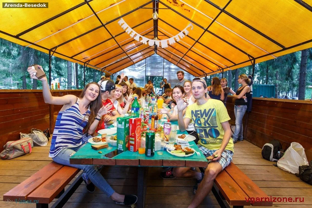 Беседка для корпоратива на 25 человек