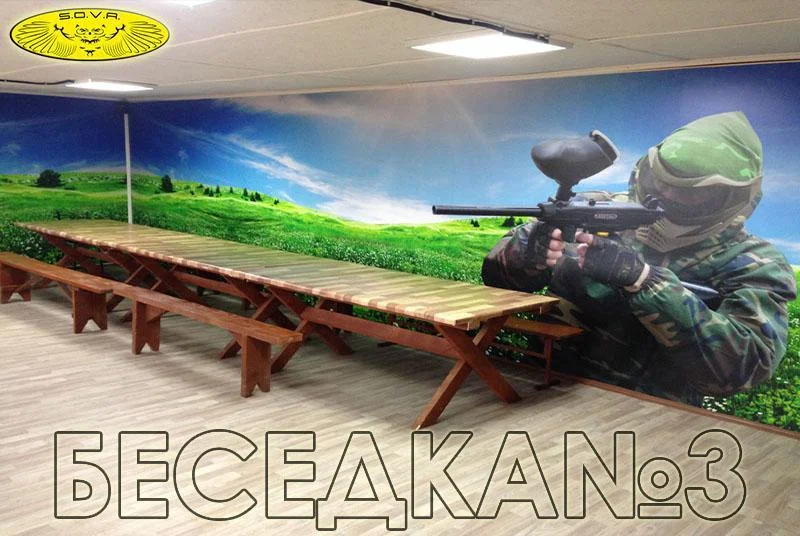 Большая и теплая беседка вместимостью до 50 человек