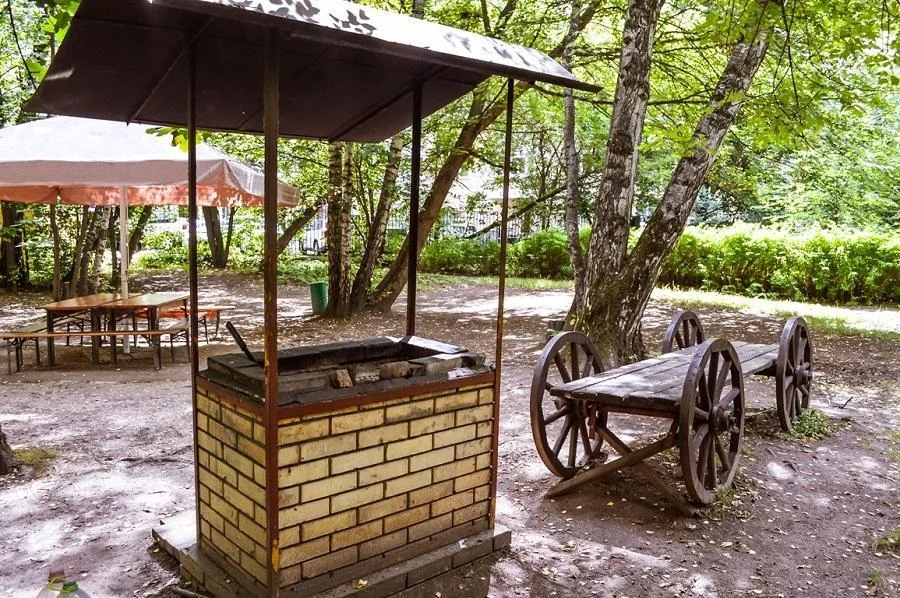 Места для отдыха и пикника на территории гостиницы «Лось»