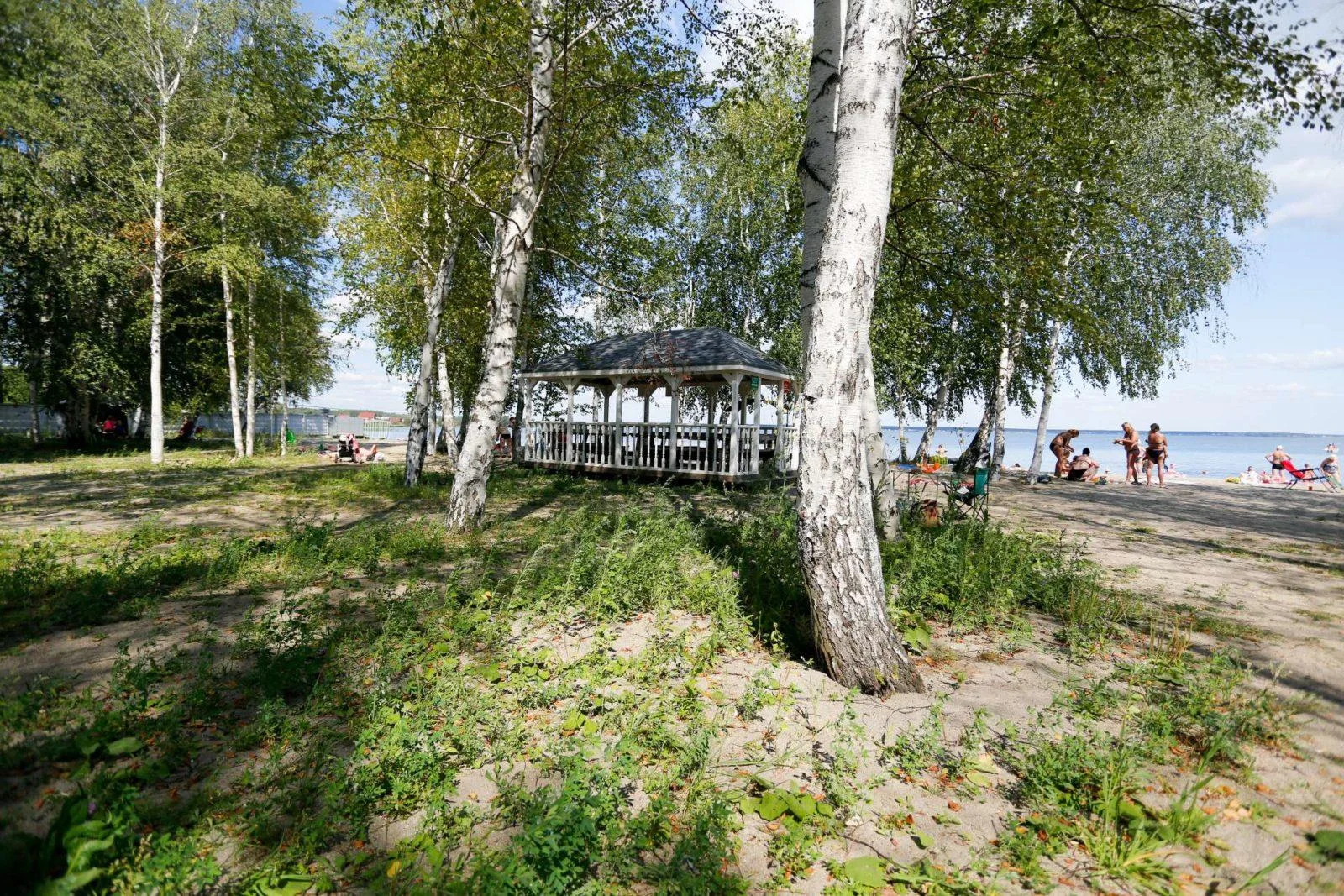 Аренда беседок на берегу озера Калды