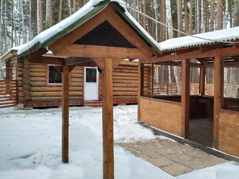 Беседка «Дом лесника» на 60 человек в Парке Победы