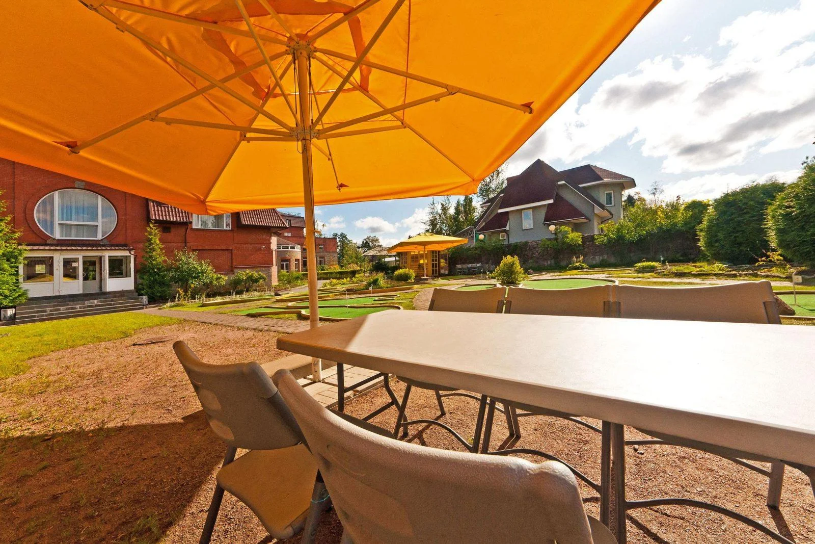 Мангальная беседка на территории отеля К-Визит