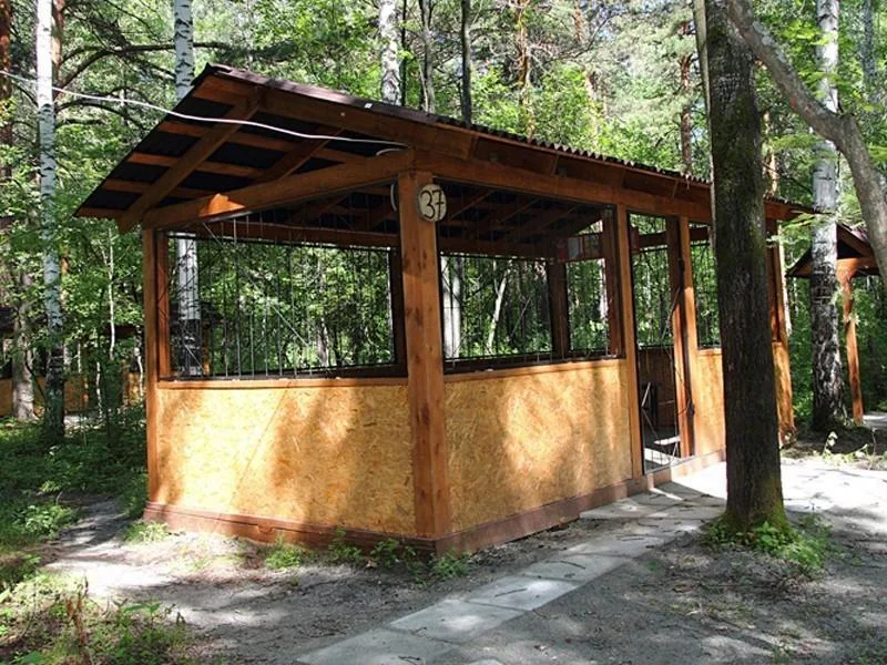 Открытые беседки для шашлыка в аренду до 15 человек в Парке Победы