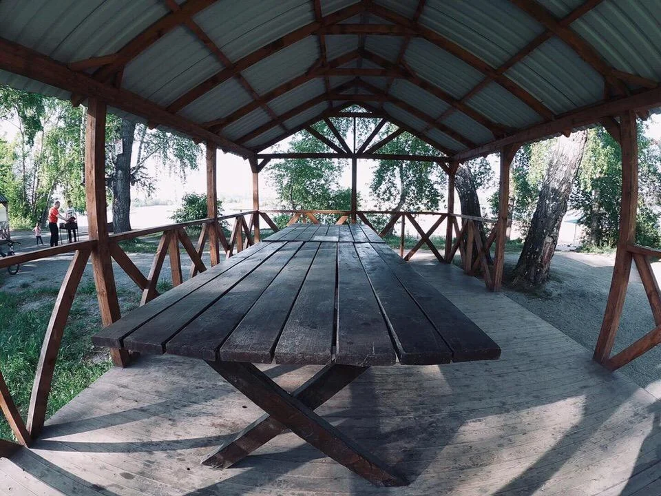 Аренда беседок Бугринский пляж (до 25 человек) г. Новосибирск