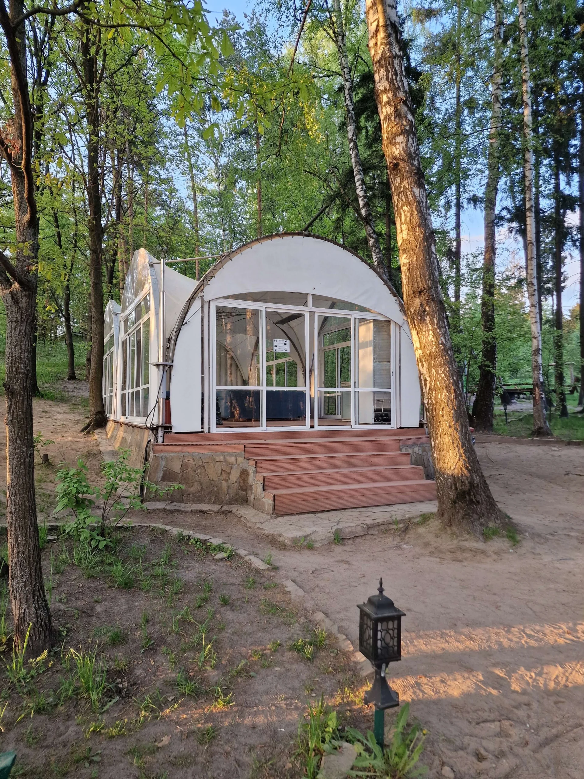 Аренда шатра «Двадцатка» на береговой линии до 25 человек в РК «Малибу»,43 м. от воды