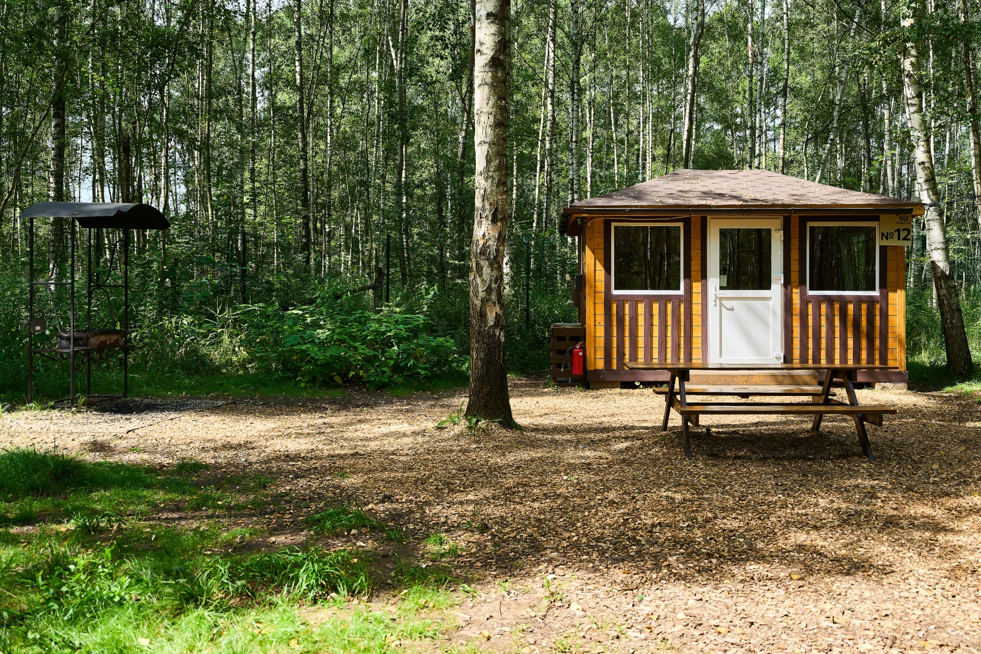 Теплая беседка с мангалом на 8 — 10 человек (Мытищи, Лосиный остров)