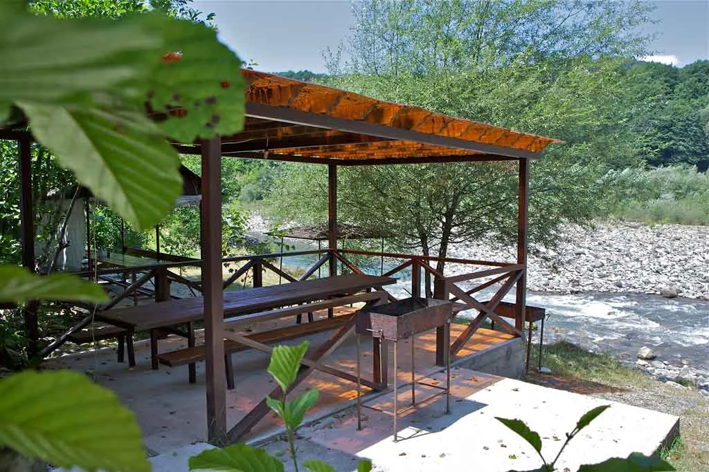 Отдых в беседках на базе отдыха «Благое»