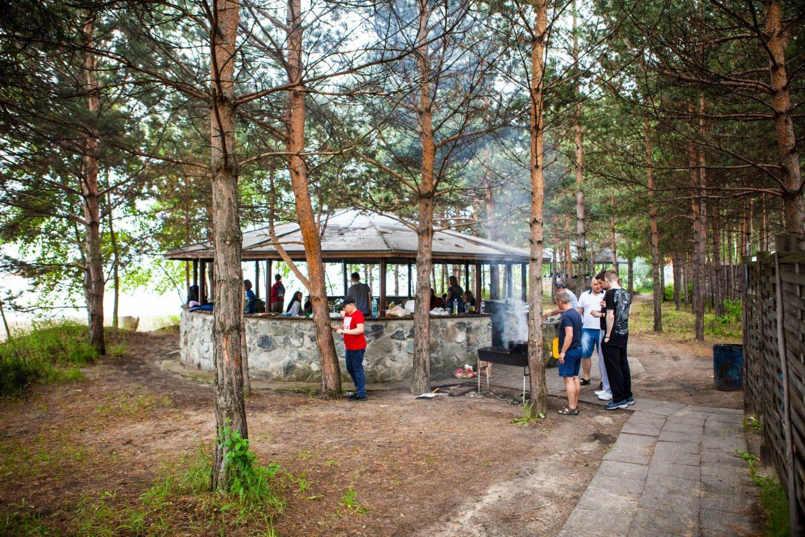 Беседка «Круглая» вместимостью до 30 человек