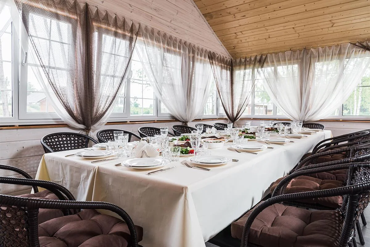 Аренда большой беседки до 40 человек на базе «Золотые караси»