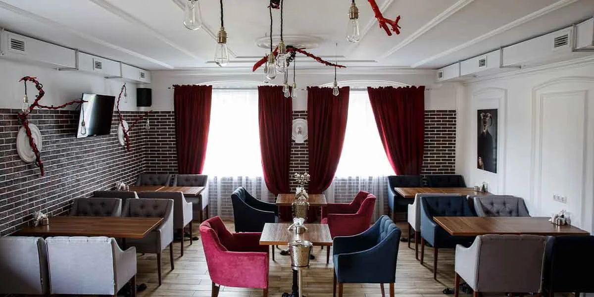 Ресторан в современном стиле LOFT вмещает до 35 человек