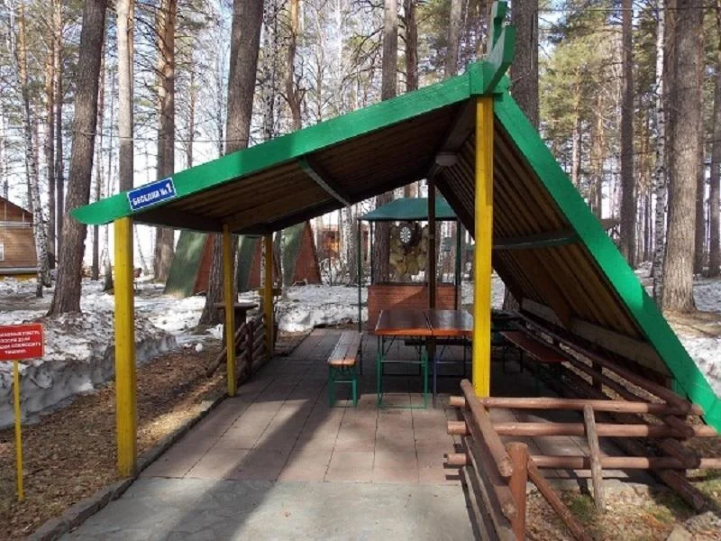 Беседка на 10 мест в гостиничном комплексе «Млечный путь»