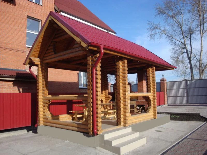 Аренда беседки с барбекю в Уютном Дворике г.Новосибирск
