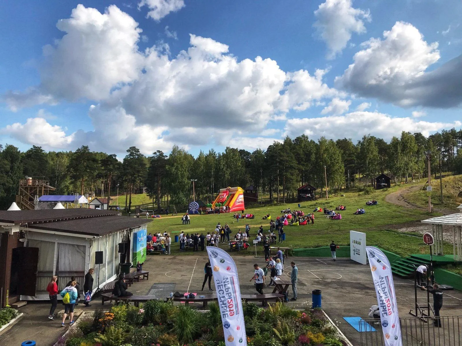 Большая веранда до 50 человек для корпоративов — Спортивный комплекс «УКТУС»