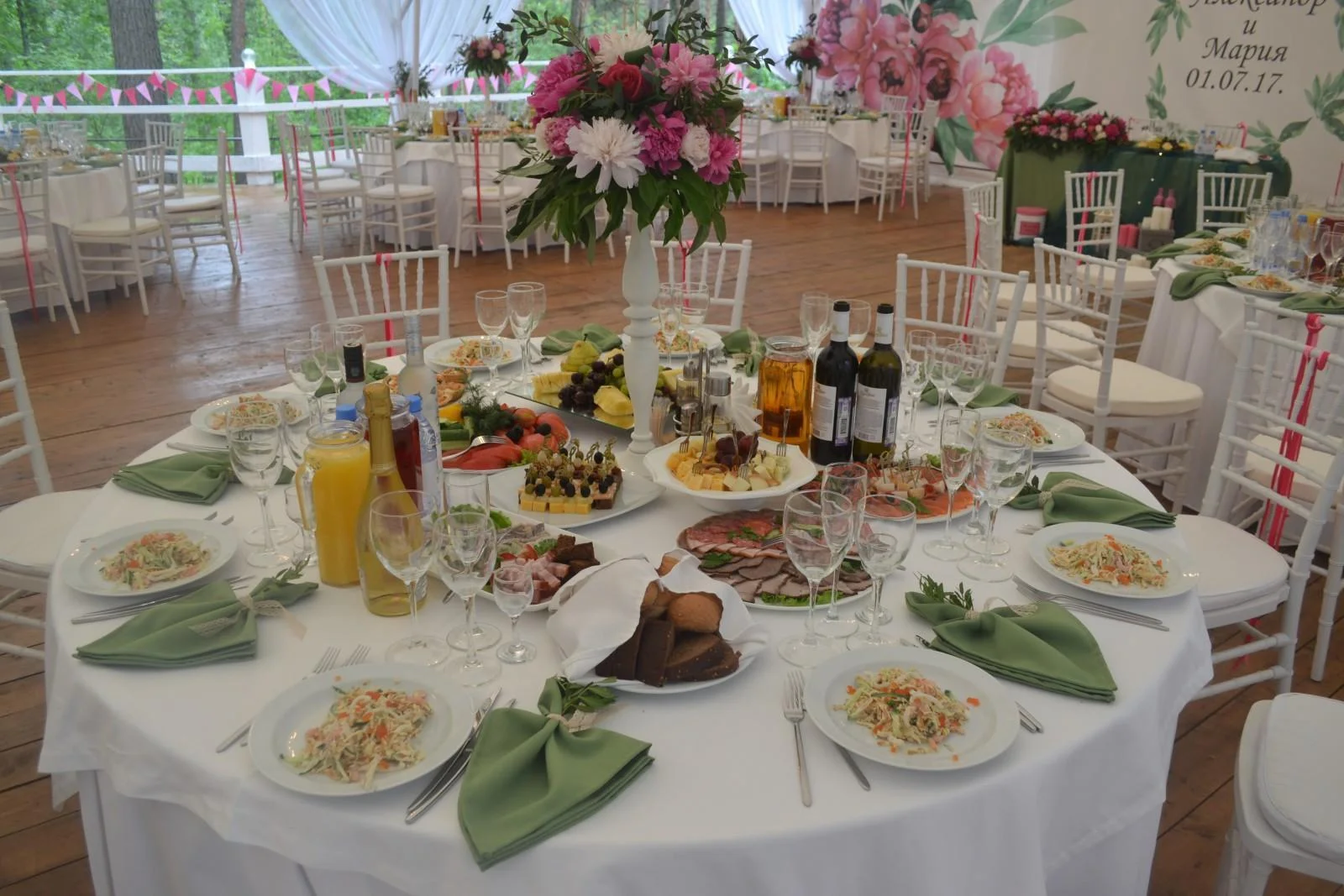 Шатер и летняя терраса в аренду для корпоративов — Пансионат Былина (Бердск)