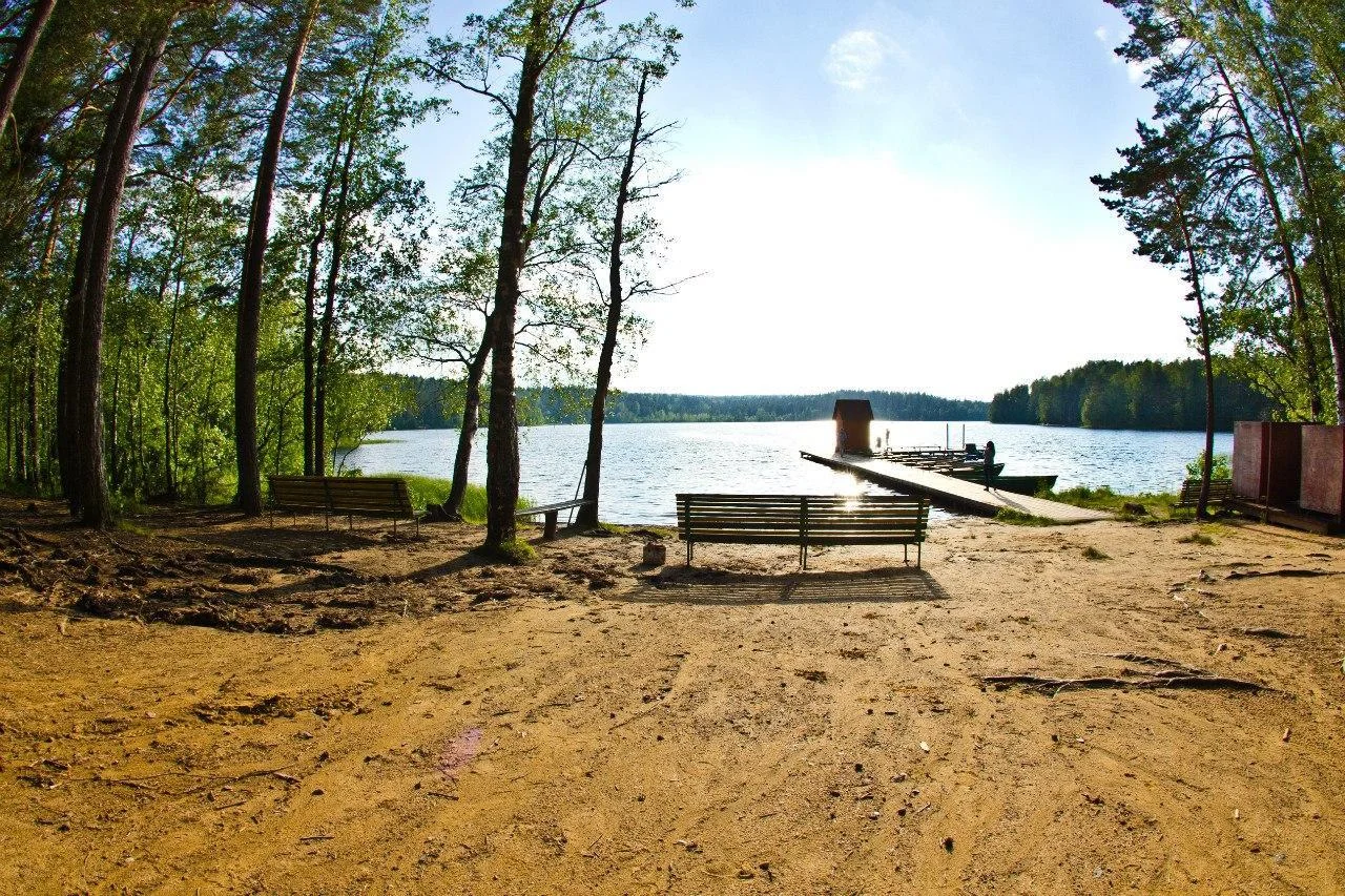 Беседка от 40 человек с видом на озеро