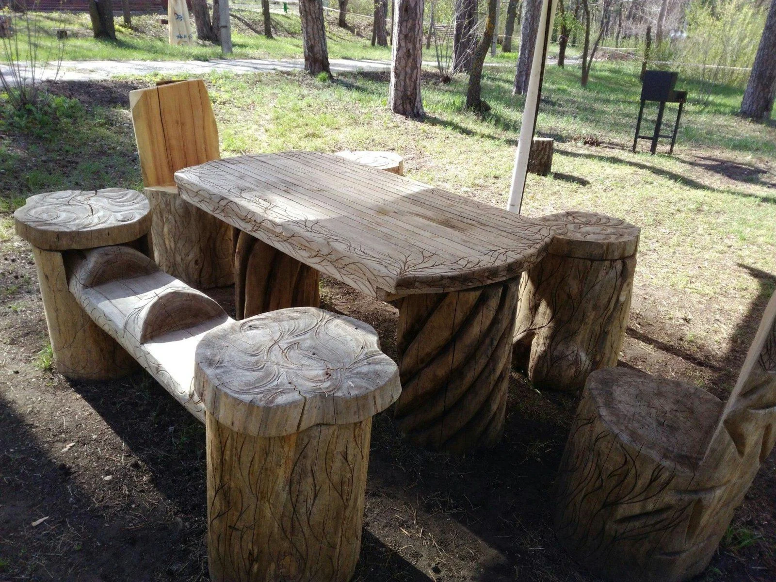 Мангальные зоны и беседки на базе отдыха “Солнечный”