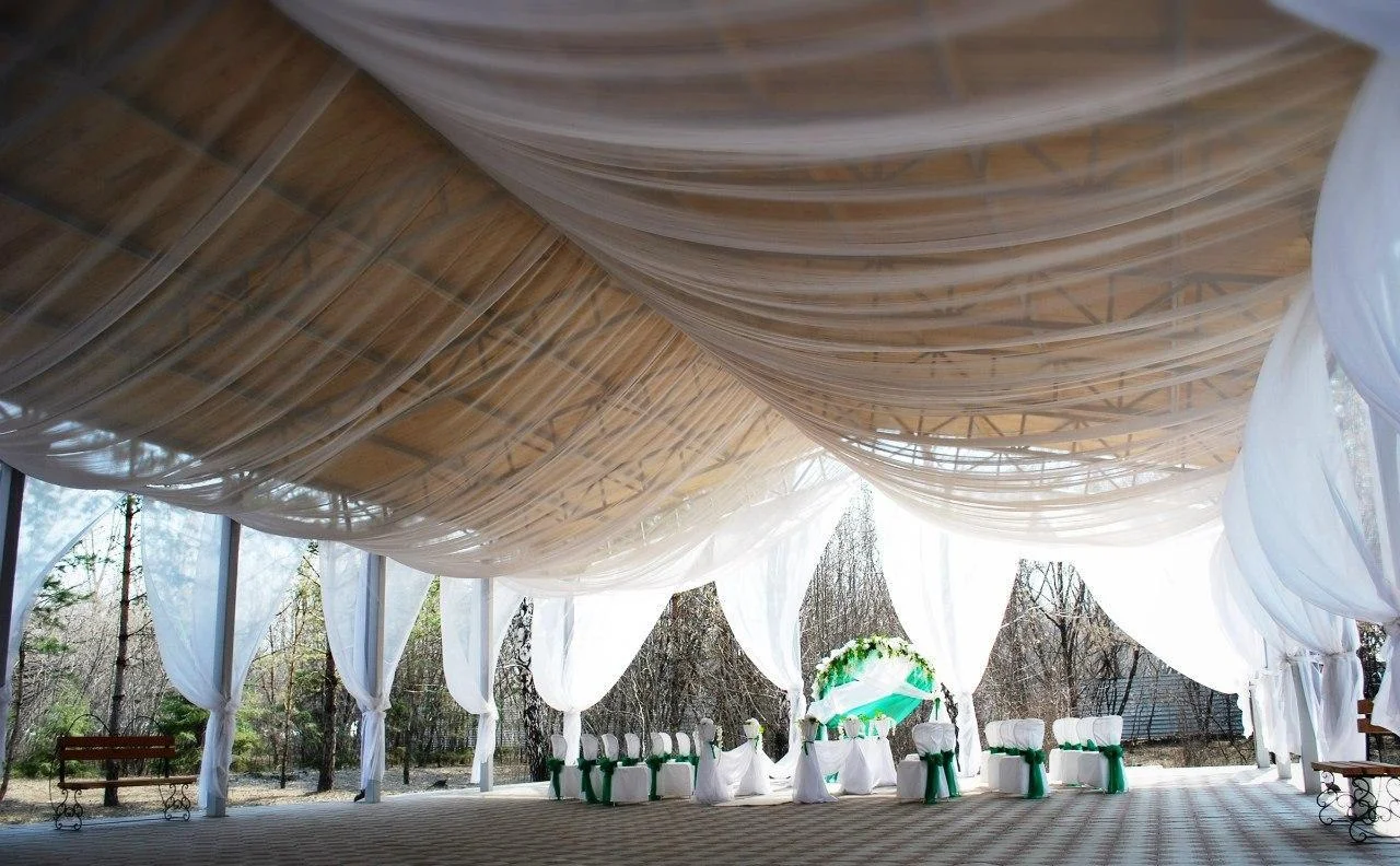 Беседка-навес для свадьбы, выездной регистрации и крупных торжеств до 200 человек