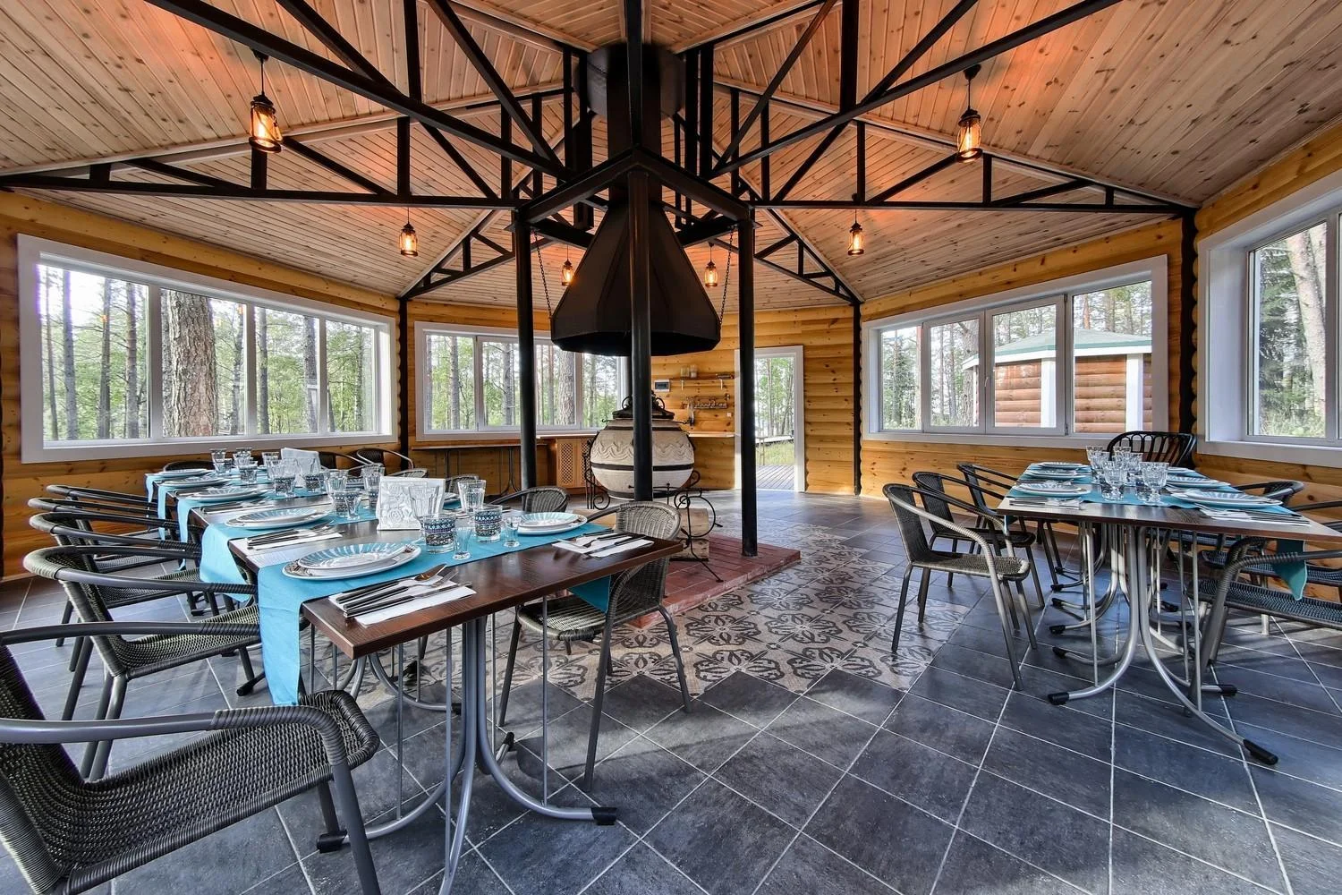 Аренда тандырной на 20 человек на базе отдыха «Ладога Озеро»