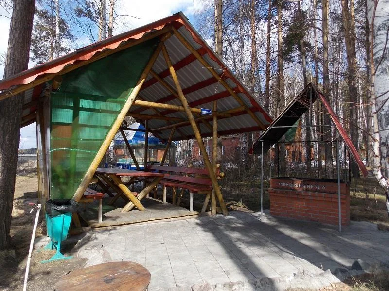 Открытая летняя беседка на компанию до 10 человек