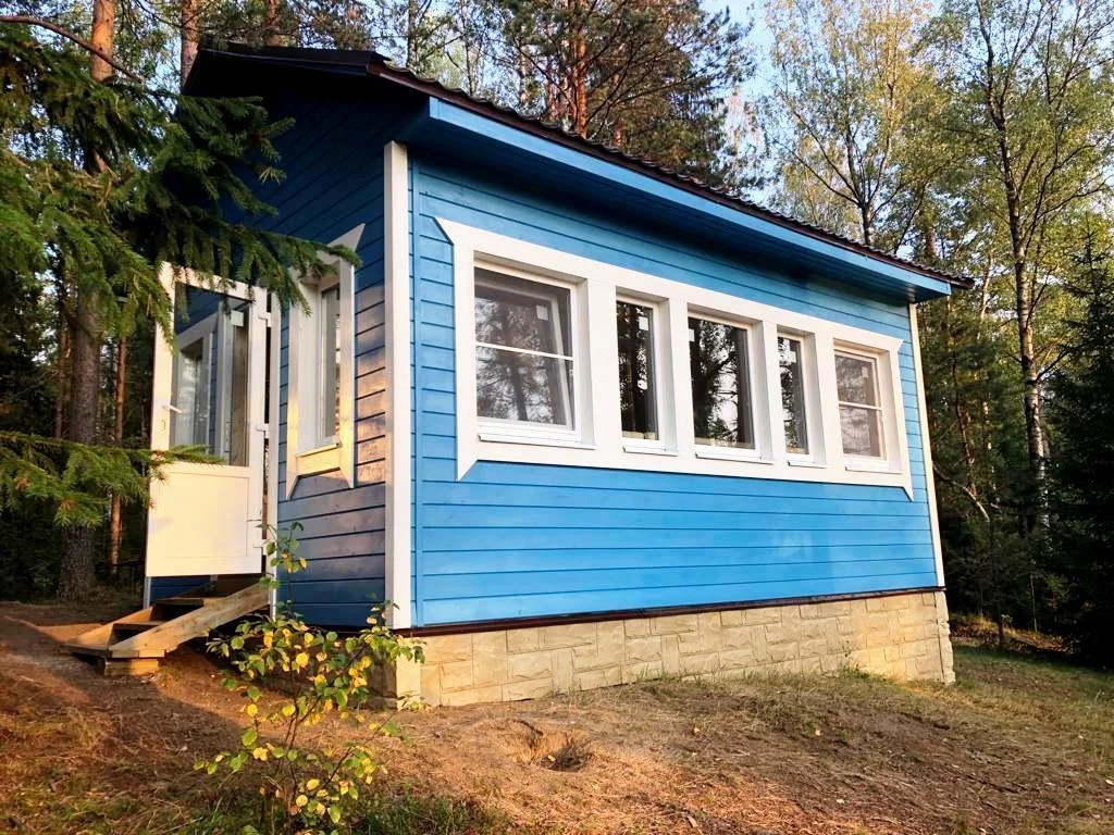 База отдыха в Лосево «Кивиниеми» большой навес на 150 человек