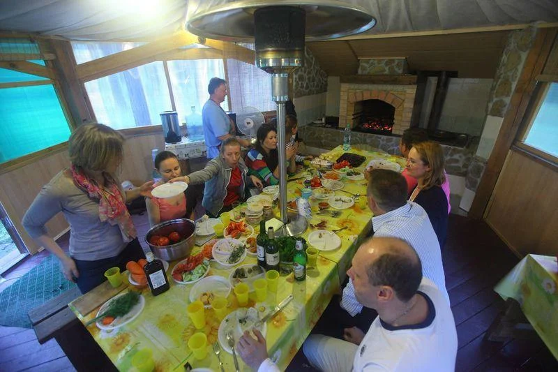 Беседка барбекю в Екатеринбургской области – “Зелёный Бор”