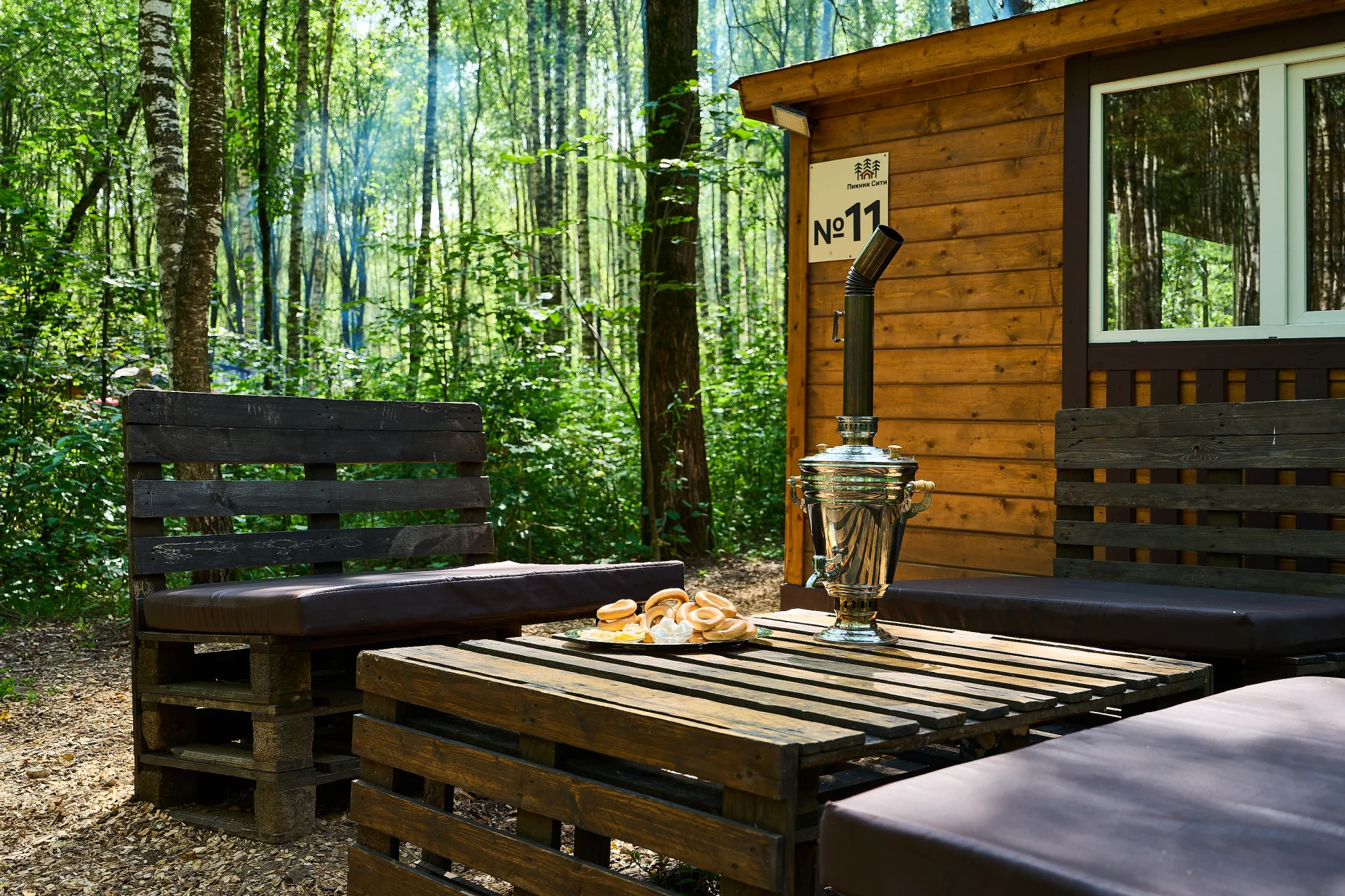 Теплые беседки с мангалом на 12-14 человек «Пикник Сити»,(Мытищи, Лосиный остров)