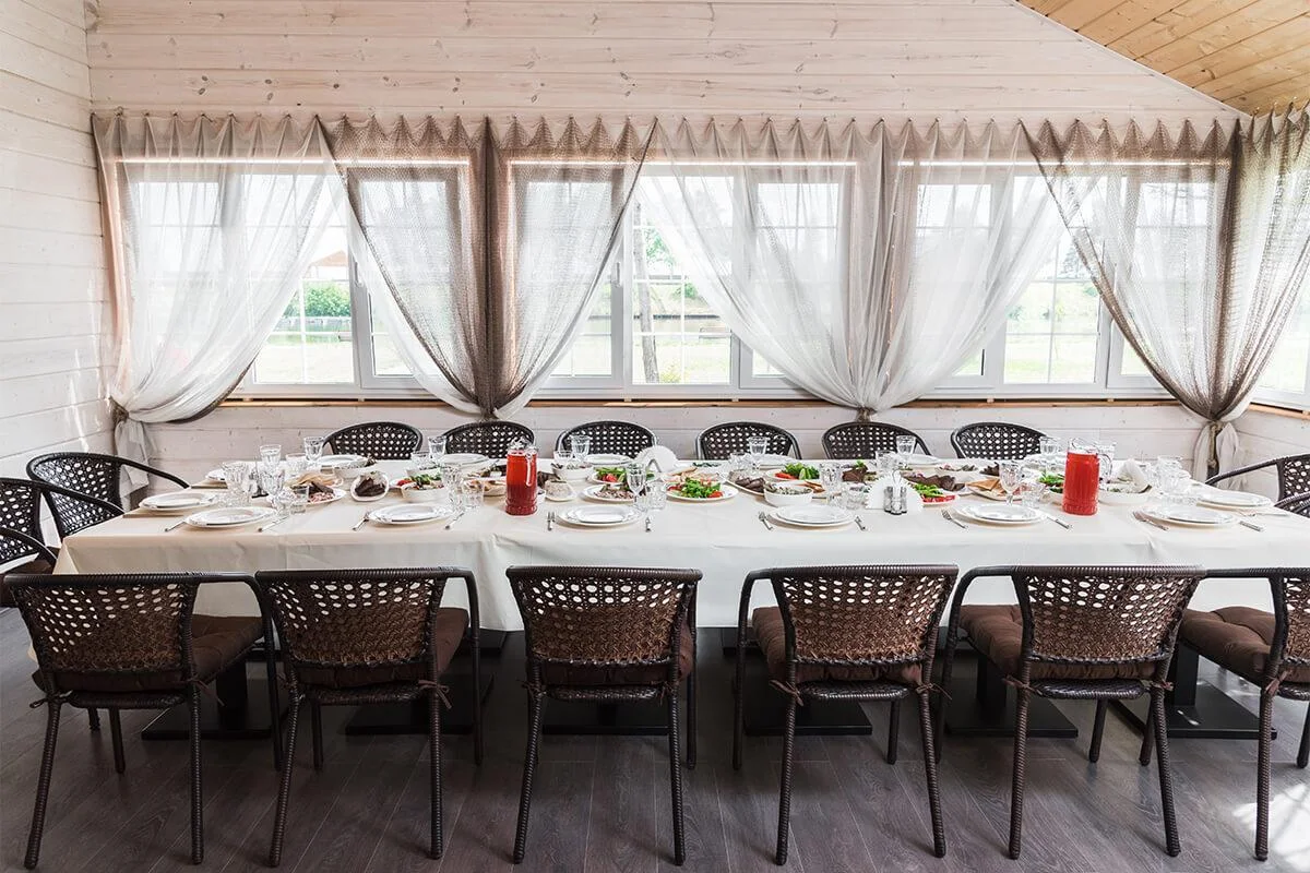 Аренда большой беседки до 40 человек на базе «Золотые караси»