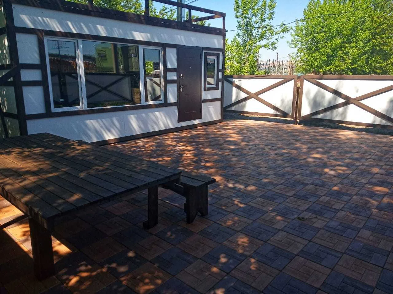 Уютный барбекю домик на 16 персон