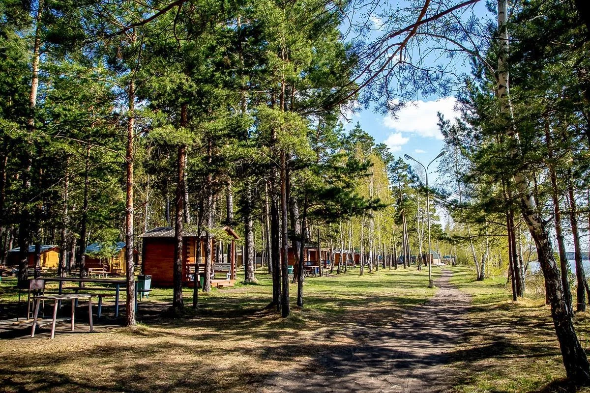 Купольная беседка, домик для шашлыка в Бердске — Парк отдыха «На Камнях»