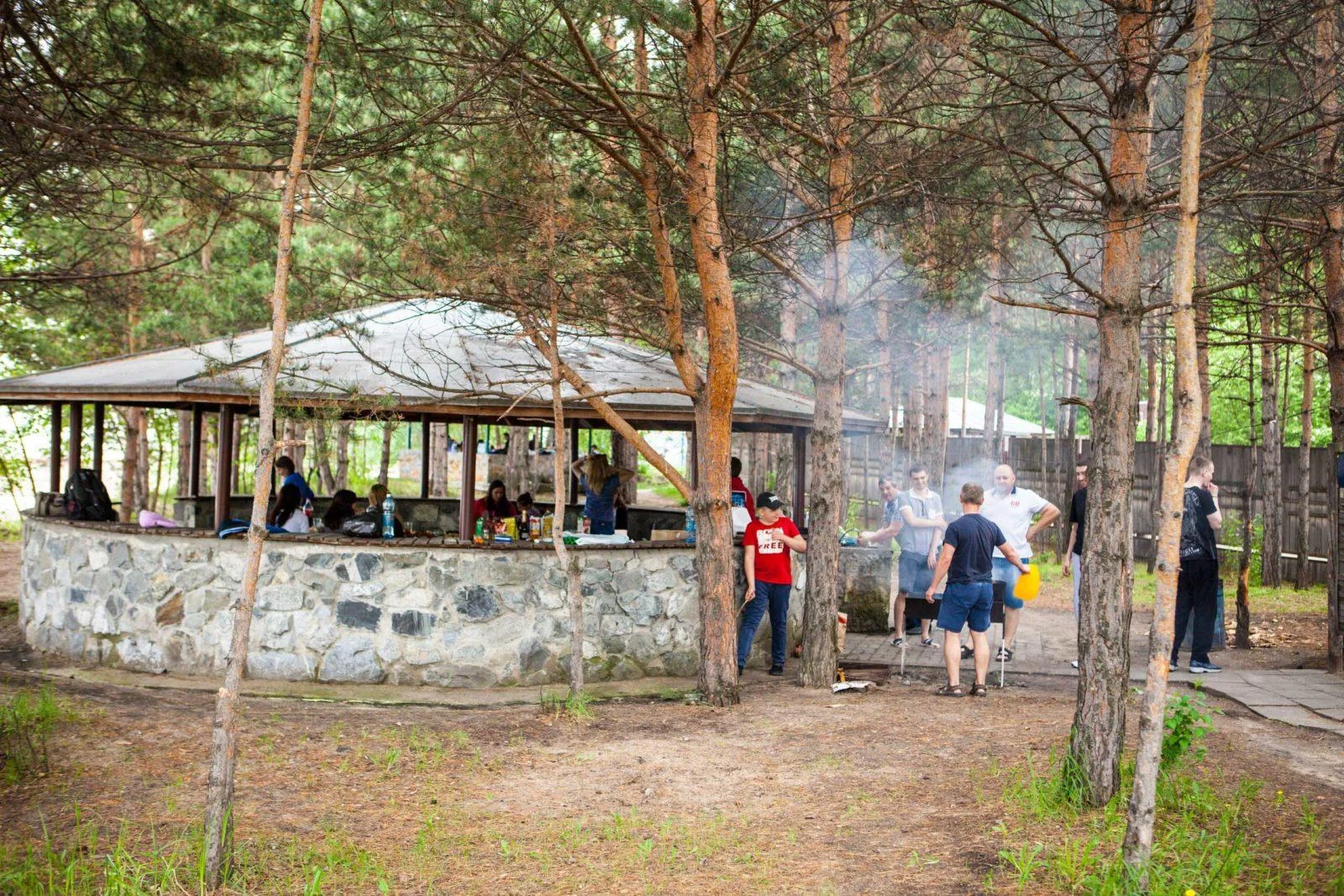 Беседка «Круглая» вместимостью до 30 человек