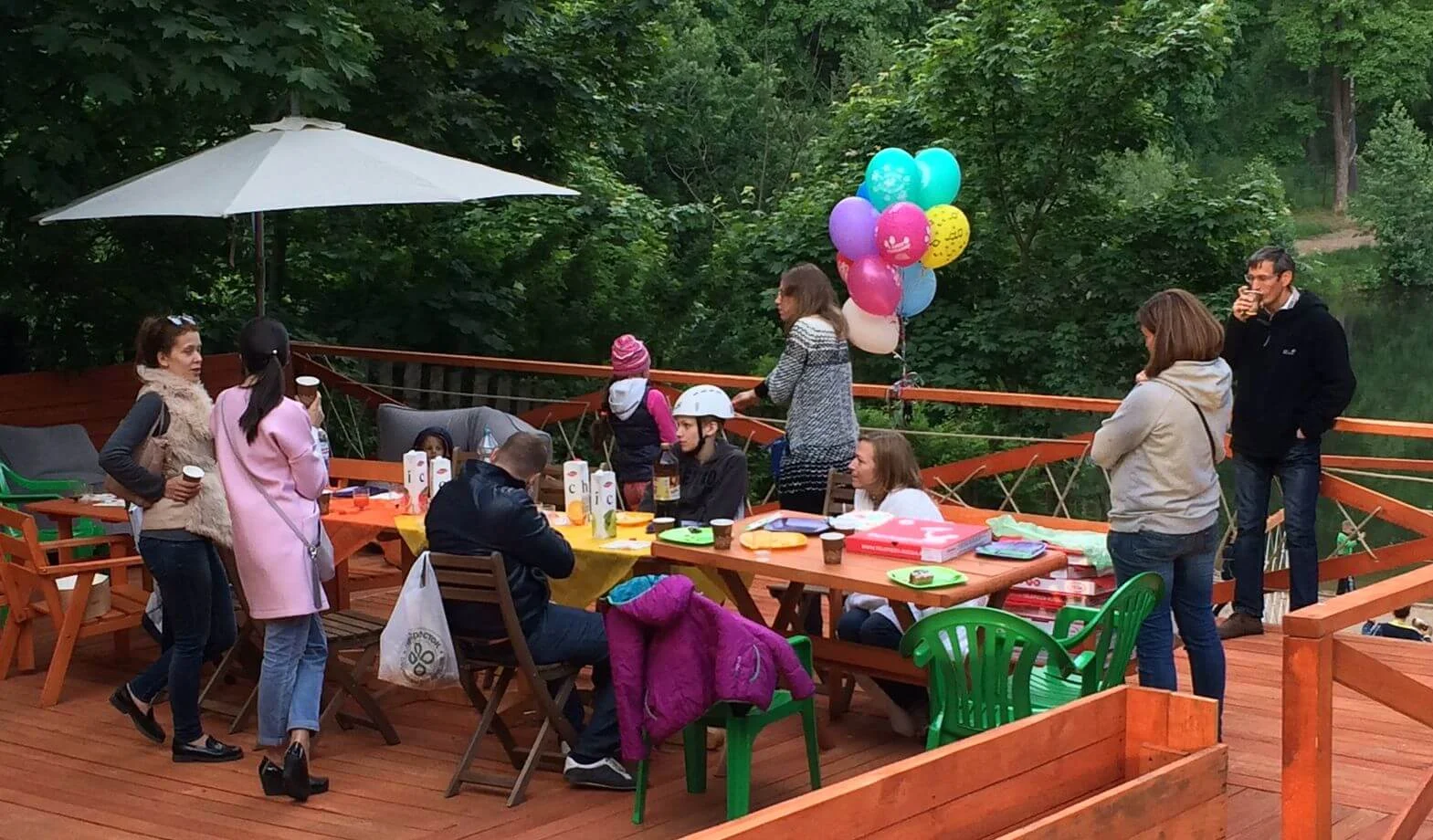 Аренда беседки в стиле ЛОФТ для шашлыка и отдыха