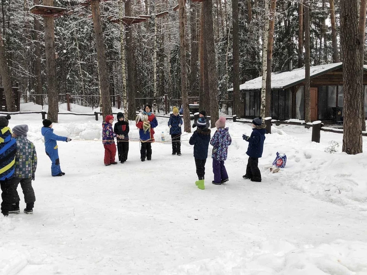 Аренда теплой беседки на территории парка «Ранчо»