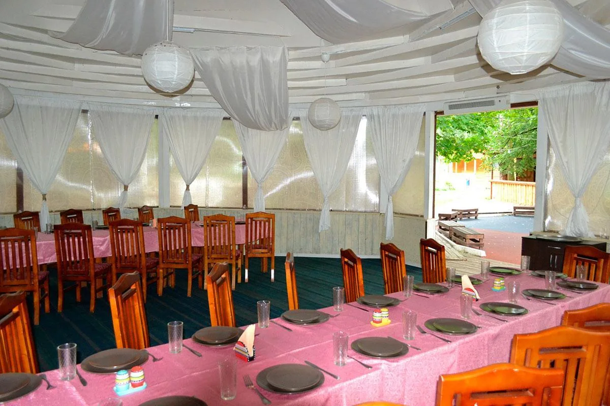 Беседка-шатер «Шахерезада» до 60 человек в Шаршашском лесопарке