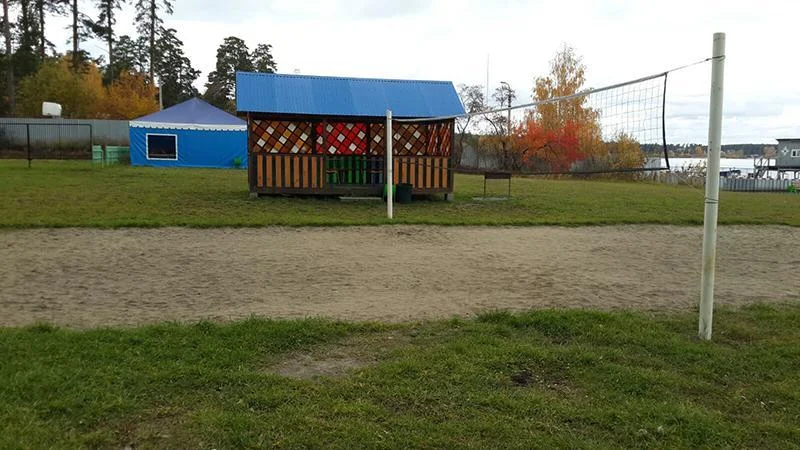 Беседки от 10 до 25 человек на берегу — база отдыха Старая Пристань