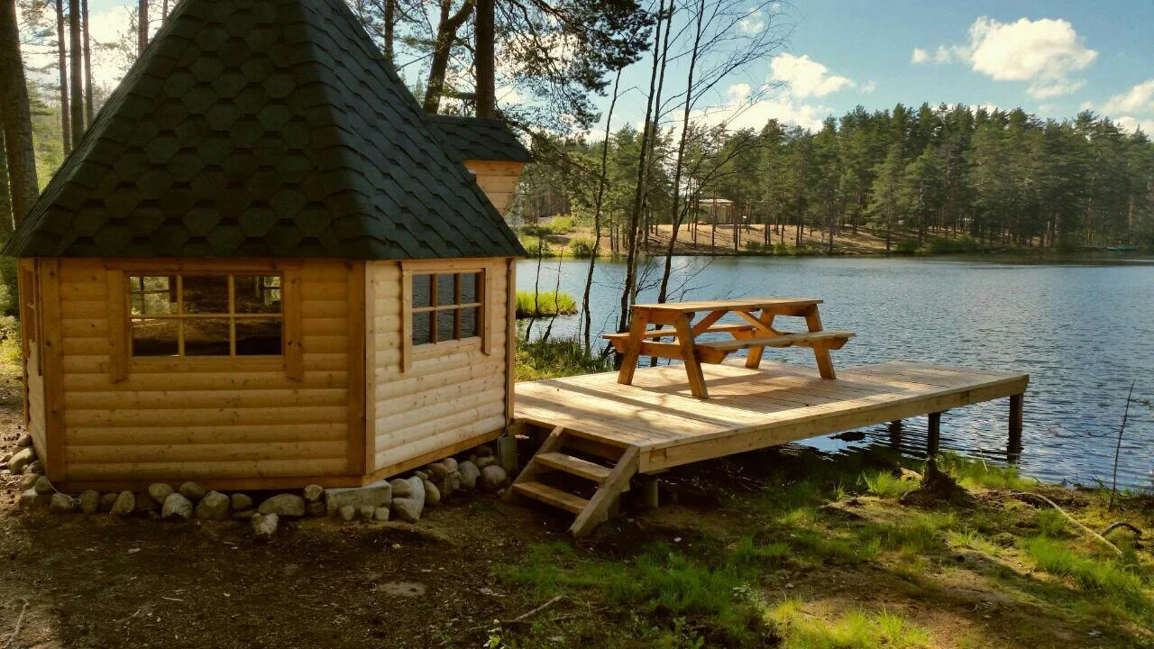 База отдыха «Шишки на Лампушке» сдает в аренду гриль-домик для шашлыка