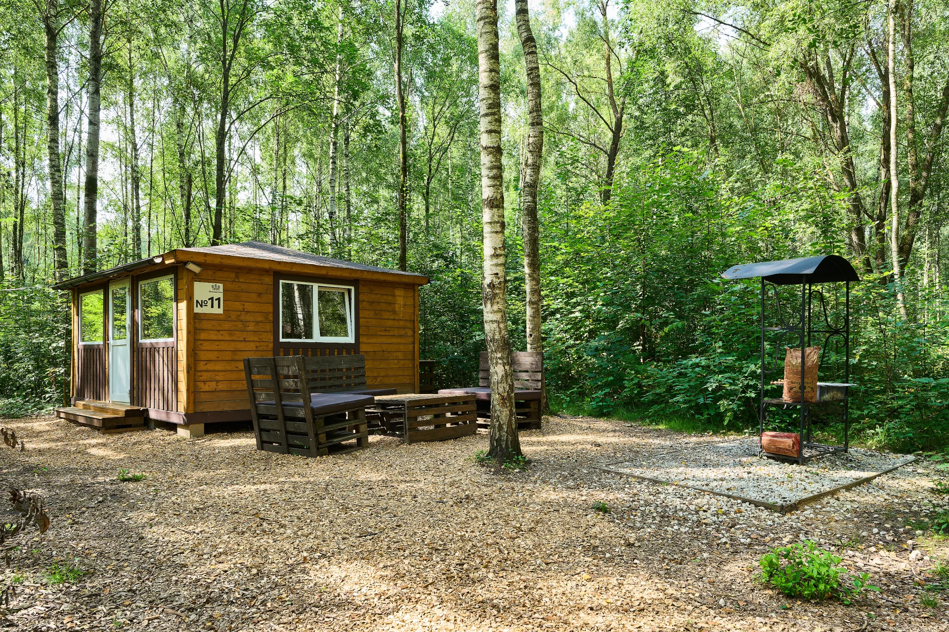 Теплые беседки с мангалом на 12-14 человек «Пикник Сити»,(Мытищи, Лосиный остров)