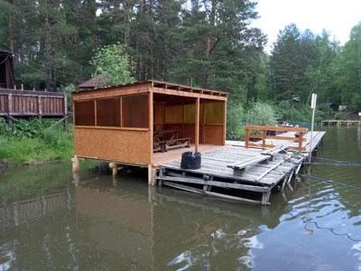 Аренда рыболовной беседки на 20 человек — Рыбалка на Калиновке