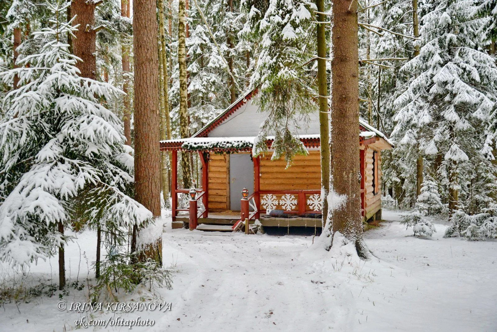 Избушка Домик Деда Мороза (до 15 человек)