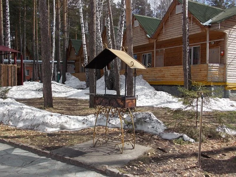 Красивая тематическая беседка с аркой для выездной регистрации