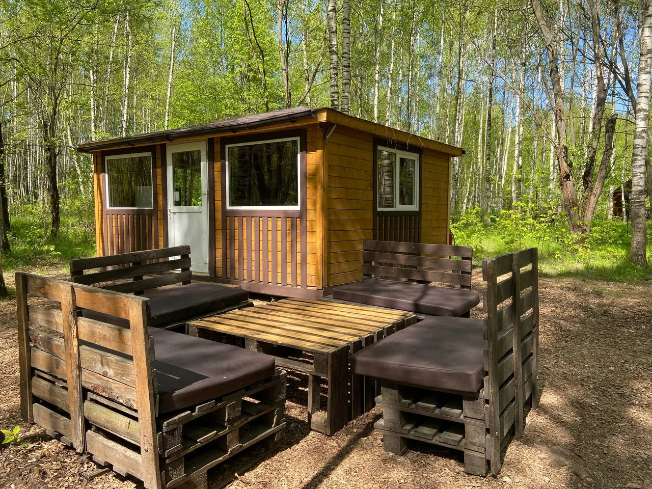 Теплая беседка с мангалом в «Пикник Сити» до 24 человек (Мытищи, Лосиный остров)