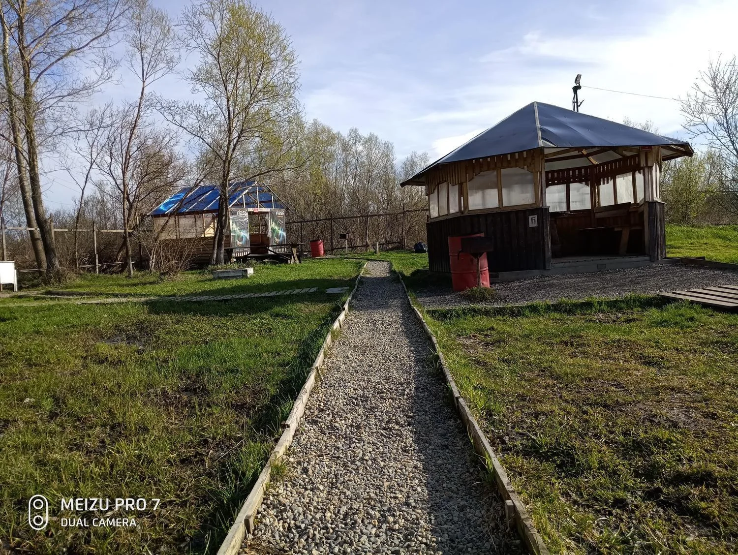 Стандартные беседки вместимостью от 8 до 15 человек