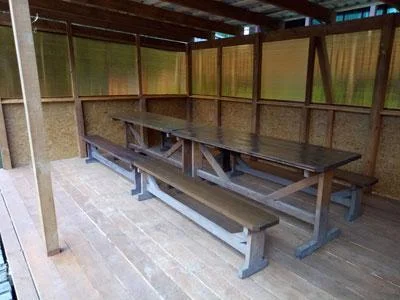 Аренда рыболовной беседки на 20 человек — Рыбалка на Калиновке