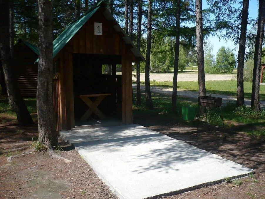 Беседки и финский домик от 10 до 15 человек на базе отдыха Зеленый Остров в Бердске