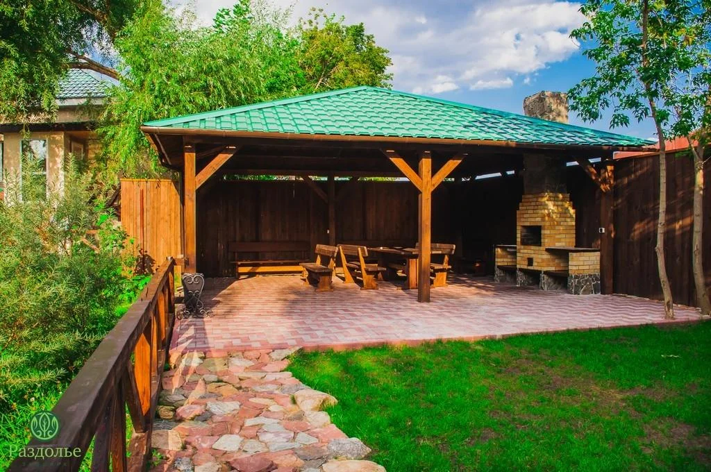 Отдых в беседке «Рыбака» на 40 человек в экопарке «Раздолье»