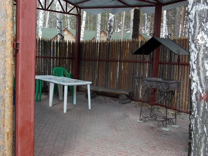 Аренда беседки на 10 человек вблизи реки Обь