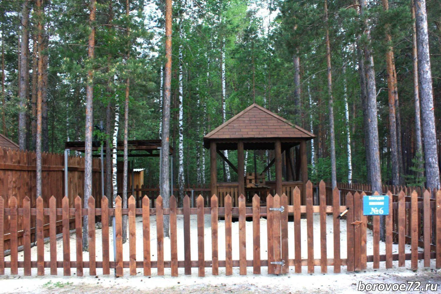 Беседки и мангальные зоны на базе отдыха “Боровое”